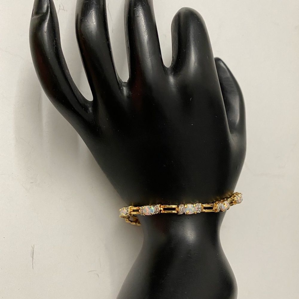 Sterling Silver Bracelet Gemstone Bracelet - Picture 8 of 16